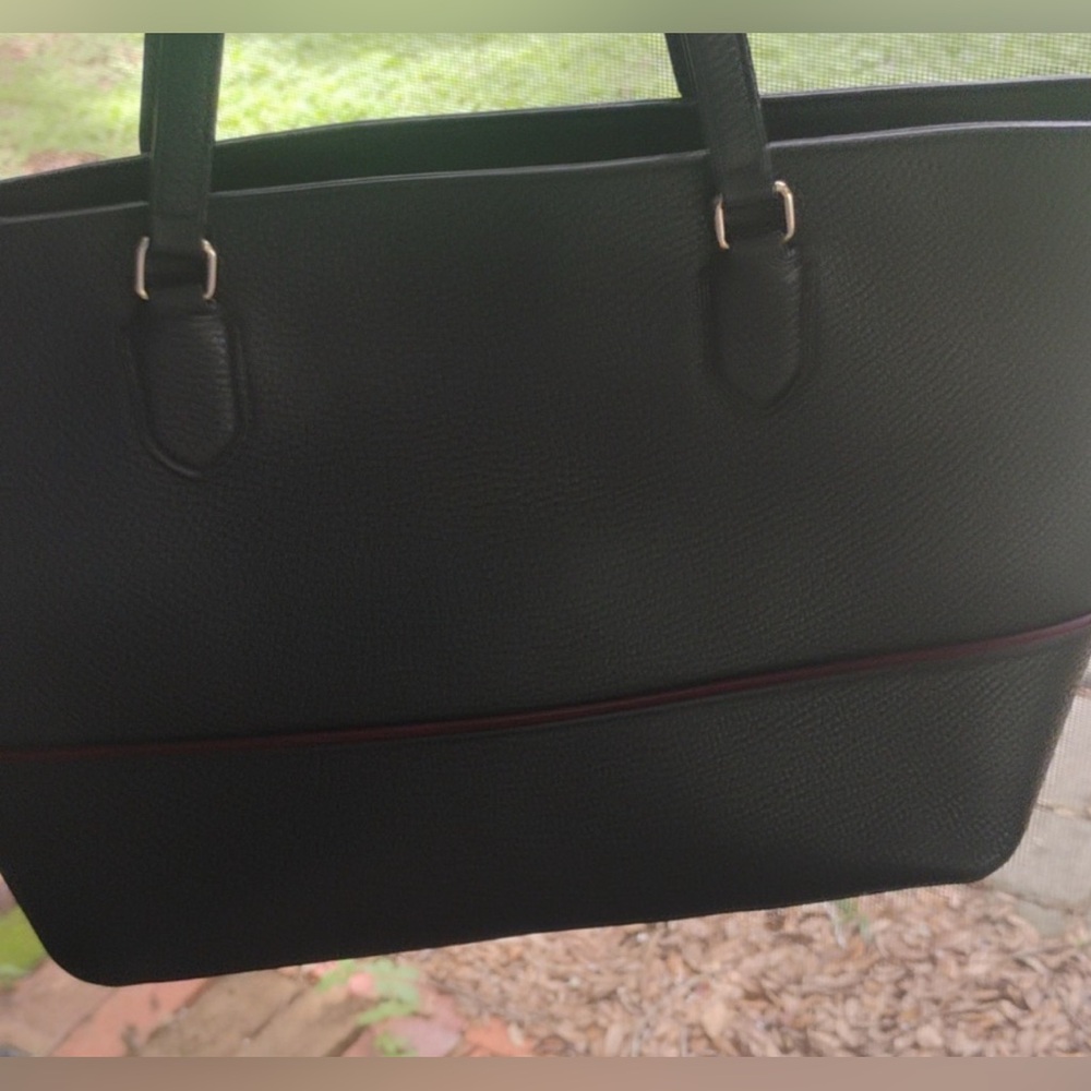 Kate Spade Laurel Way Special Edition Black Tote with Floral Accents - Picture 11 of 15